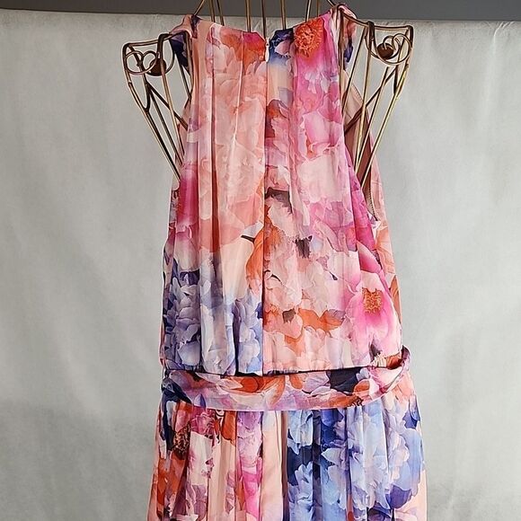 Jessica Howard Floral Dress Size 14 - Picture 6 of 14